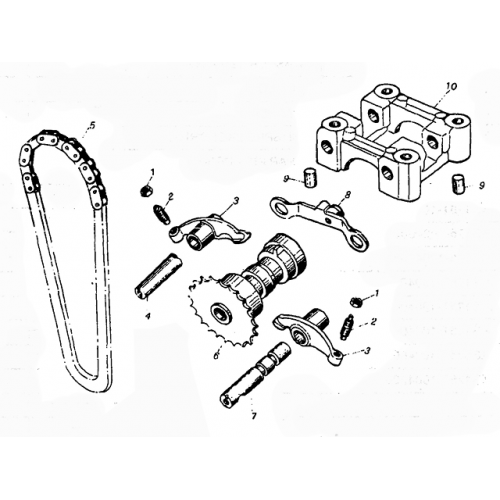 Camshaft Assembly (Kasea Adventure Buggy 125)