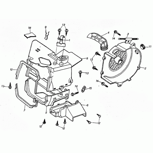 Fan Cover & Shroud Assy (Kasea Adventure Buggy 125)