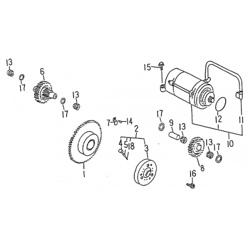 Starting Motor (LRX/SMC Blast ATV 170) Starting Motor (LRX/SMC Blast ATV 170)