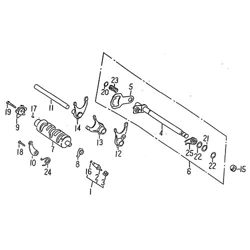 Gear Shift (LRX/SMC Blast ATV 170)