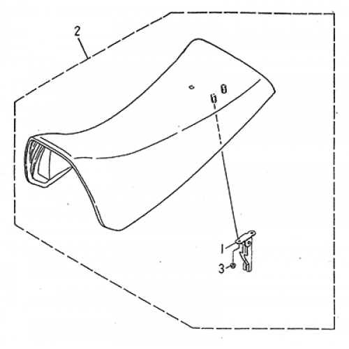 Seat (LRX/SMC Blast ATV 150)