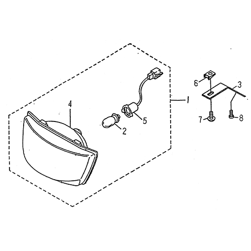 Head Light (LRX/SMC Blast ATV 170)