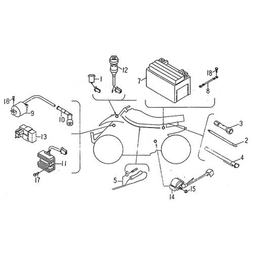 Wire Harness (LRX/SMC Blast ATV 150) Wire Harness (LRX/SMC Blast ATV 150)