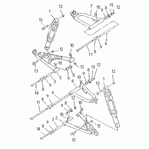 Front Suspension (Kasea Skyhawk 250 Quad) Front Suspension (Kasea Skyhawk 250 Quad)