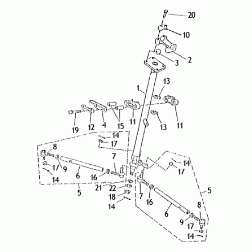 Steering (Kasea Skyhawk 250 Quad) Steering (Kasea Skyhawk 250 Quad)