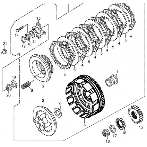 Clutch (Adly ATV 300xs Assault)