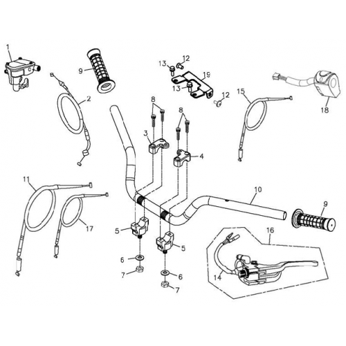Handle Bar (Adly ATV 300xs Assault)
