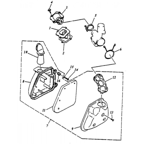 Reed Valve, Air Cleaner (ADLY RT-50 Road Tracer)