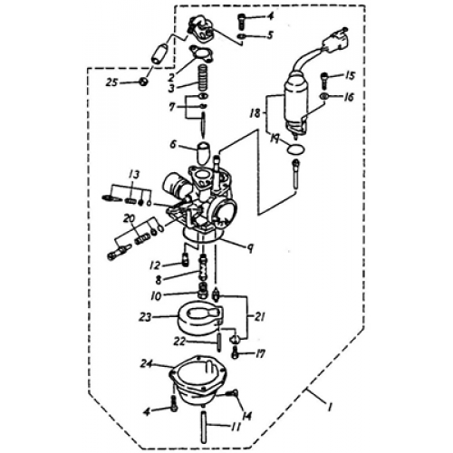 Carburetor (Silver Fox 50) Carburetor (Silver Fox 50)