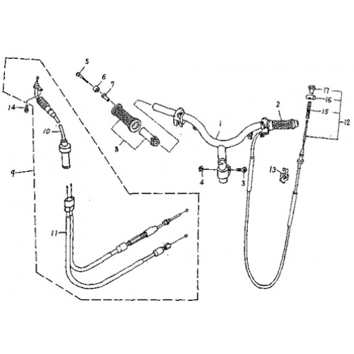 Handle, Pipe, Cable (Silver Fox 50)