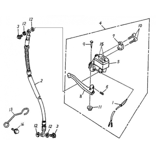 Front Master Cylinder (Silver Fox 50)