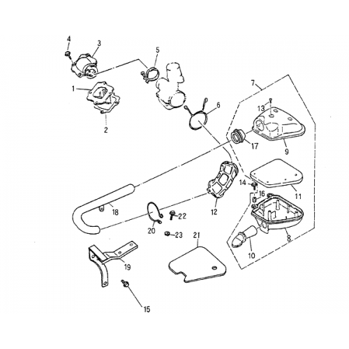 Reed Valve, Air Cleaner (Blazer 50cc ATV) Reed Valve, Air Cleaner (Blazer 50cc ATV)