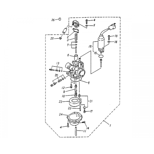 Carburetor (Blazer 50cc ATV)