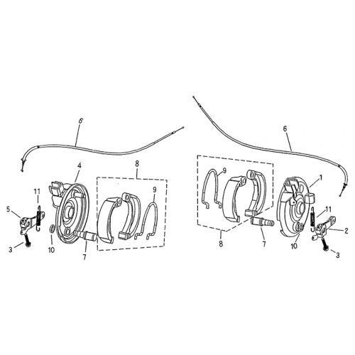 Front Brake (Blazer 50cc ATV)