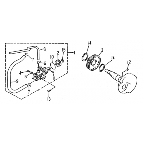Oil Pump (LRX/SMC ATV 50 mini) Oil Pump (LRX/SMC ATV 50 mini)