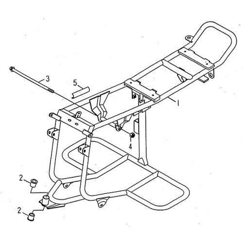 Frame (LRX/SMC ATV 50 mini)