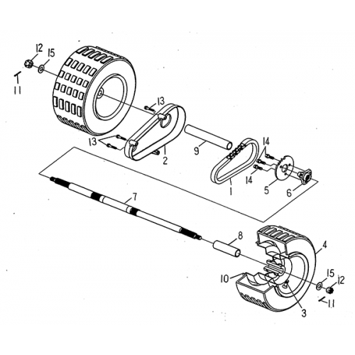 Rear Wheel (LRX/SMC ATV 50 mini) Rear Wheel (LRX/SMC ATV 50 mini)