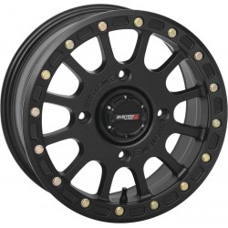 System 3 SB-5 14X7 4/156 5+2 Beadlock Matte Black
