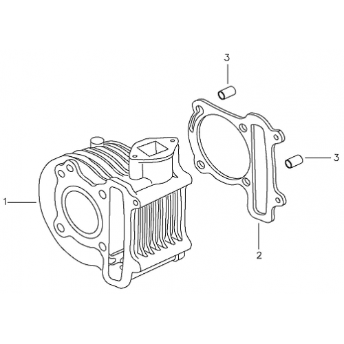 Cylinder (Adly ATV 90II 4T (CVT))