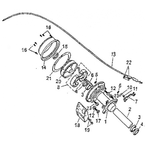 Rear Brake (Adly ATV 90Z2 4T (Gear Drive))