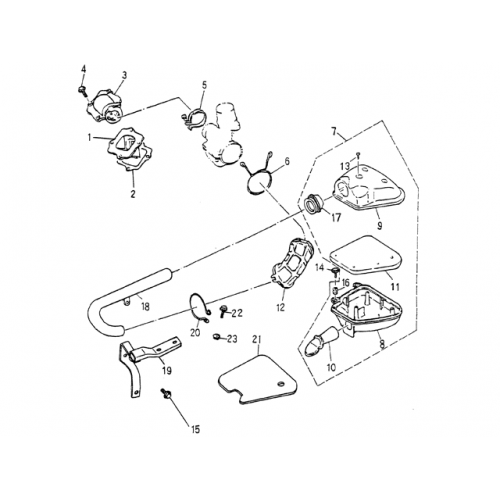 Reed Valve, Air Cleaner (Blazer 90cc ATV)