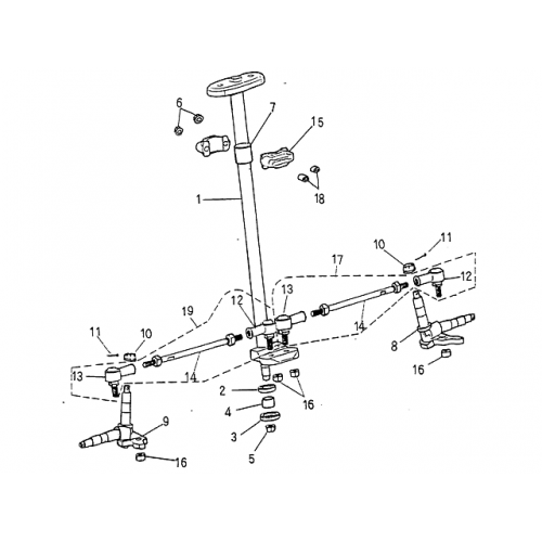 Steering (Blazer 90cc ATV)