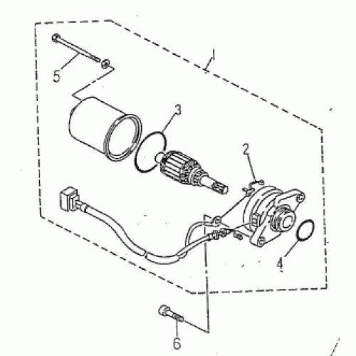 STARTING MOTOR (Kasea Skyhawk 90 Quad)