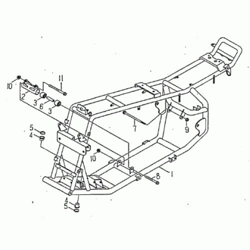 FRAME (Kasea Skyhawk 90 Quad)