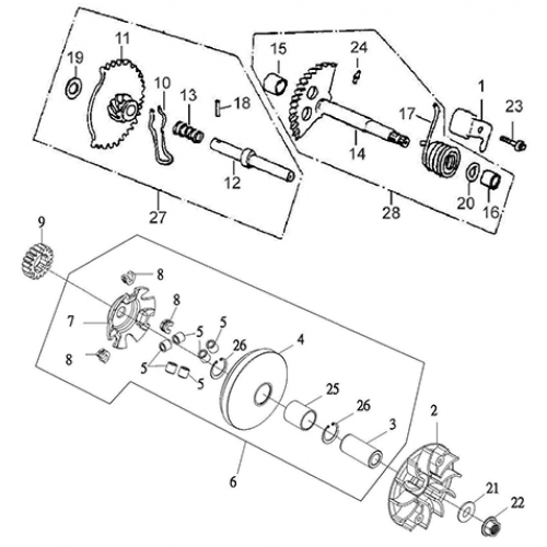 Drive Face (Thunder Bike 150)
