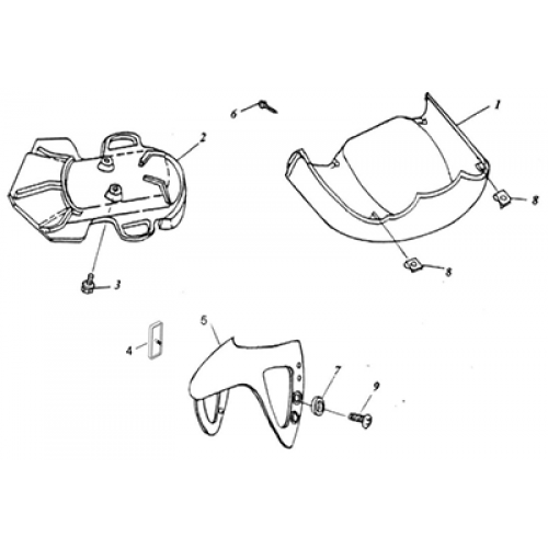 Cowling, Front Fender (Thunder Bike 150)
