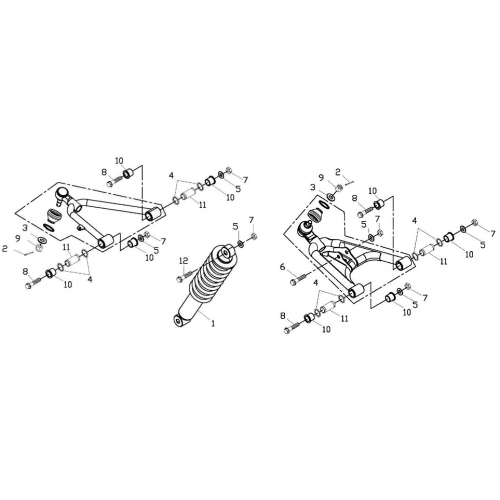 Arm (Adly ATV 150S II CrossXRoad)