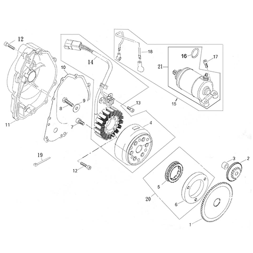 Magneto (Adly ATV 200S)