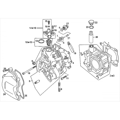 Cylinder (Adly ATV 220S) Cylinder (Adly ATV 220S)