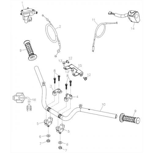 Handle Bar (Adly ATV Q280)