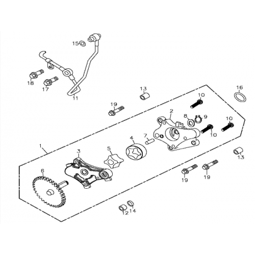 Oil Pump (Adly ATV 300S II CrossXRoad)