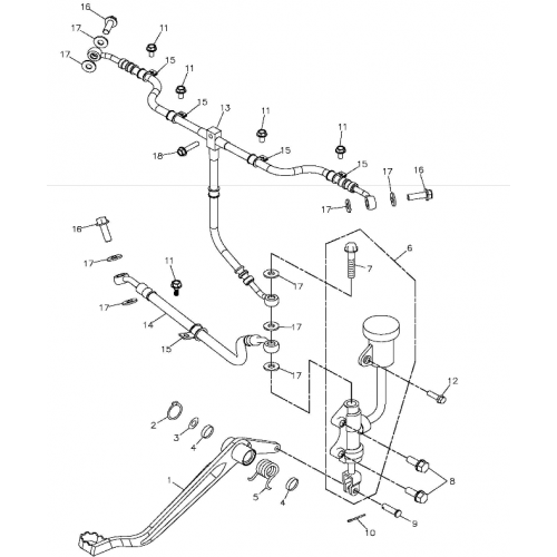 Rear Brake (Adly ATV 300S II CrossXRoad)