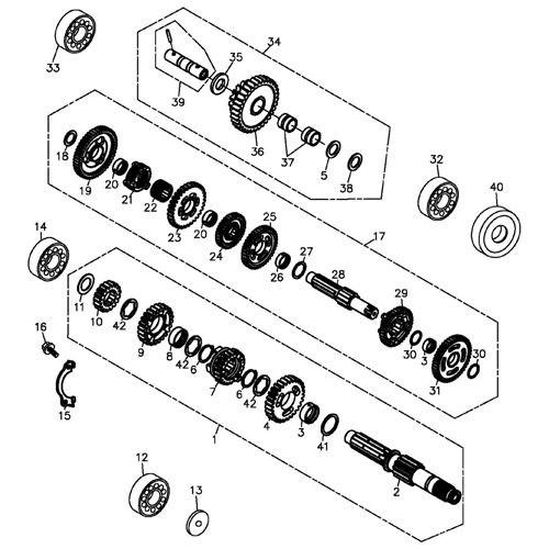 Transmission (Adly ATV 300S Interceptor) Transmission (Adly ATV 300S Interceptor)