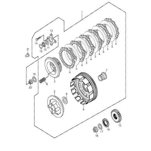 Clutch (Adly ATV 300U II)
