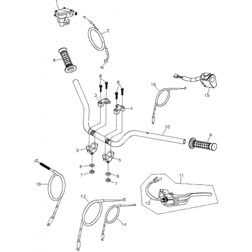 Handle Bar (Adly ATV 300U II) Handle Bar (Adly ATV 300U II)
