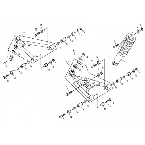 Arm (Adly ATV 300U II)