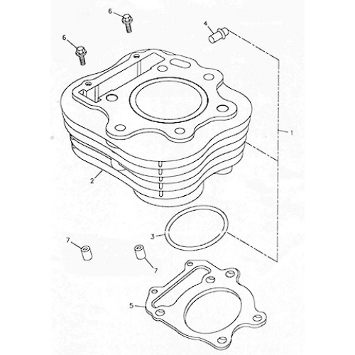 Cylinder (Adly ATV 300U)