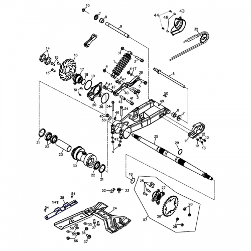 Swing Arm Sub Assembly Swing Arm Sub Assembly