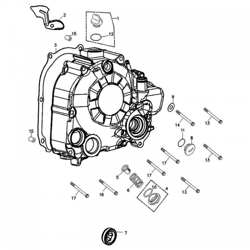 Right Crankcase Cover Right Crankcase Cover