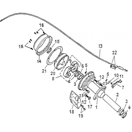 Rear Brake (Adly ATV 90cc 2T) Rear Brake (Adly ATV 90cc 2T)