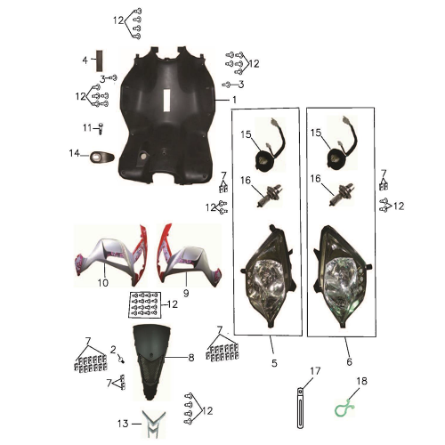 Front Cover | Head Light Front Cover | Head Light