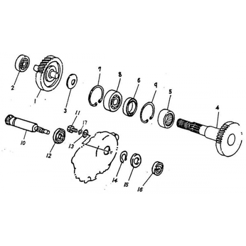 Transmission (Adly Jet 50)