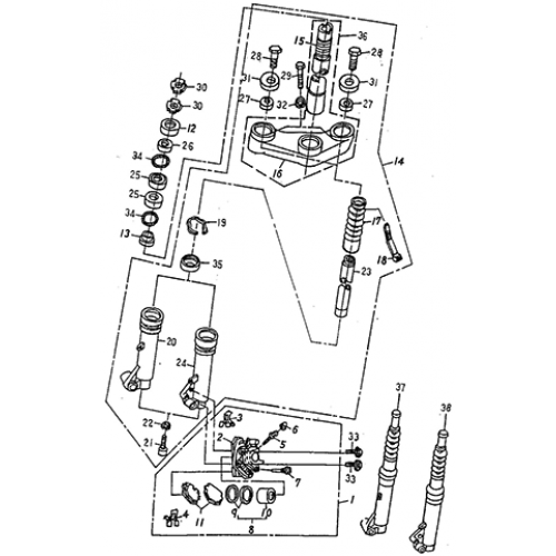 Front Fork (Adly Jet 50)