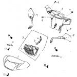 Head Light, Rear View Mirror