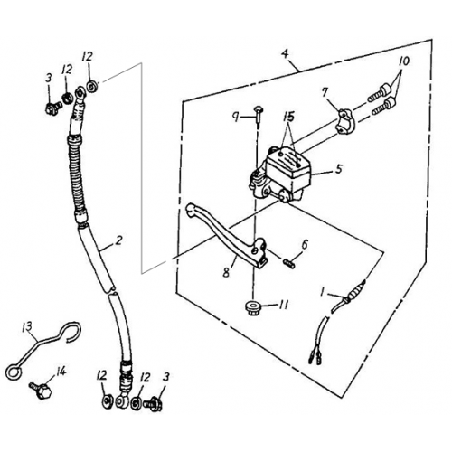 Front Master Cylinder (Adly Jet 50)