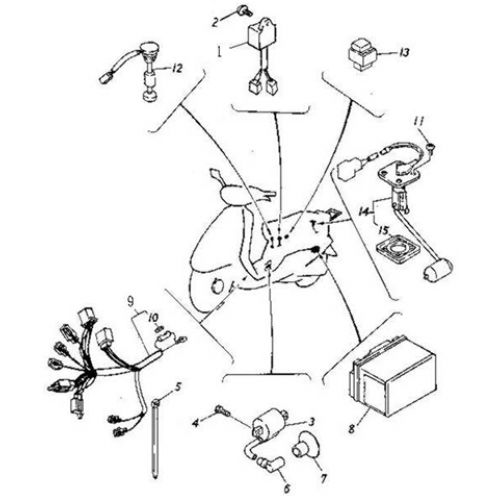Electrical Equipment (CDI) (Adly Jet 50)